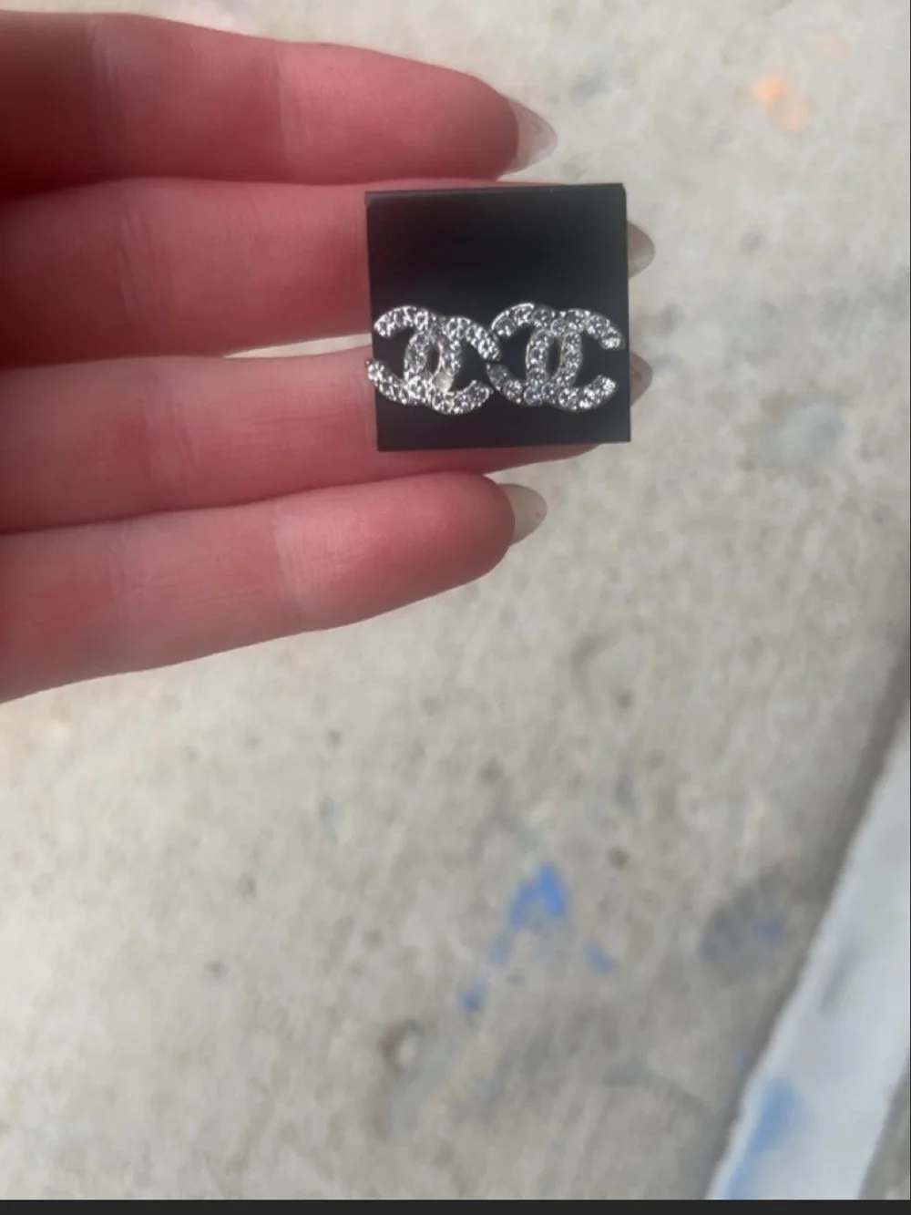 Chanel Diamond Earrings